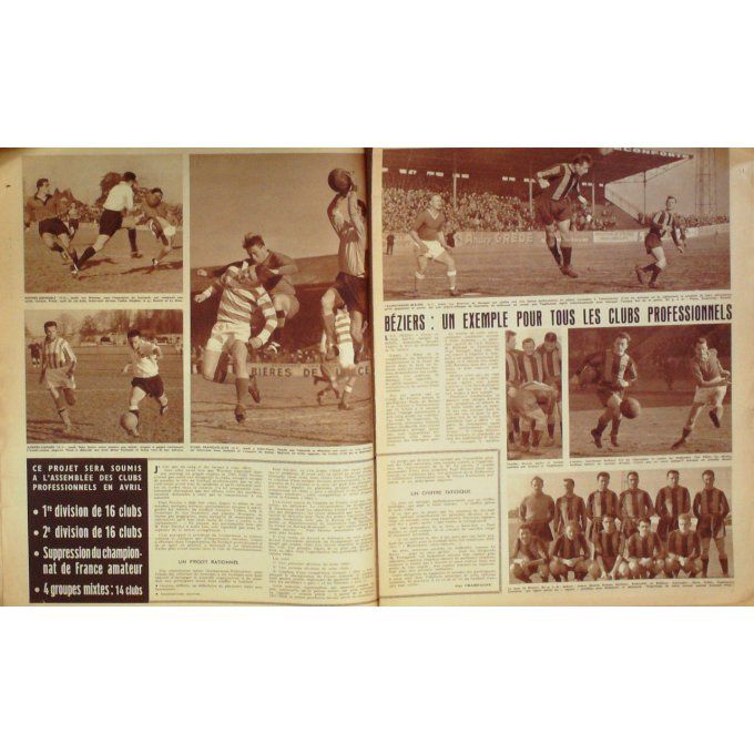 Miroir des Sports 1956 n° 558 12/03 GRANGE MEYSENQ BOBET MARSEILLE NICE LABORDERIE