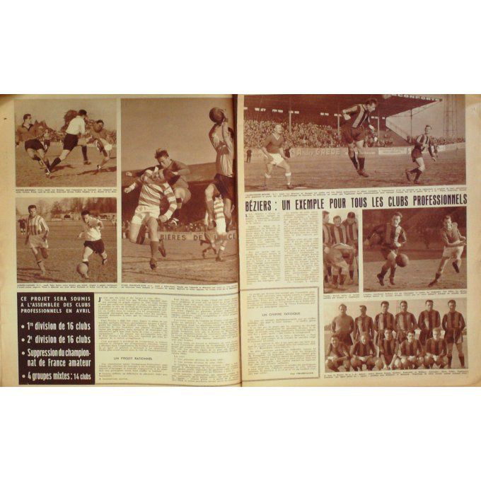 Miroir Des Sports 1956 #  558 12 Mar Grange Meysenq Bobet Marseille Nice Laborderie