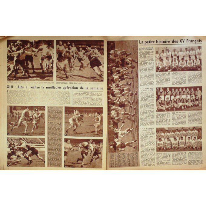 Miroir Des Sports 1956 #  558 12 Mar Grange Meysenq Bobet Marseille Nice Laborderie