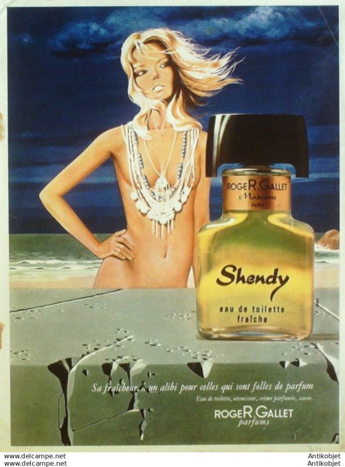 Publicite Cosmetique Roger & Gallet Shendy 1967