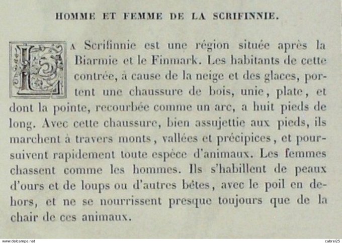 Norvège CHASSEUR de la SCRIFINNIE 1859