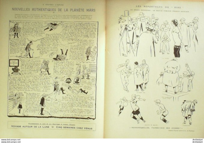 Le Rire 1921-11-19 # 146 Journal humoristique Ed.Originale Planete Mars