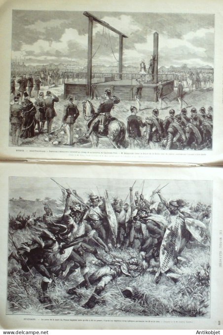 Le Monde illustré 1879 n°1161 Italie Sicile Mojo éruption Etna St-Pétersbourg  Smolenski,Solowieff A