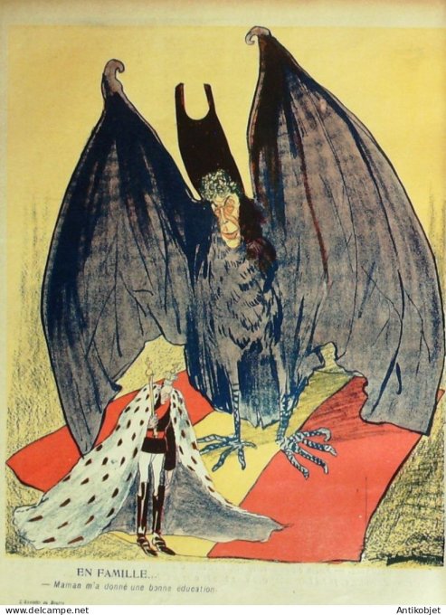 L'Assiette au beurre 1905 # 217 Alphonse XIII d'Espagne Camara