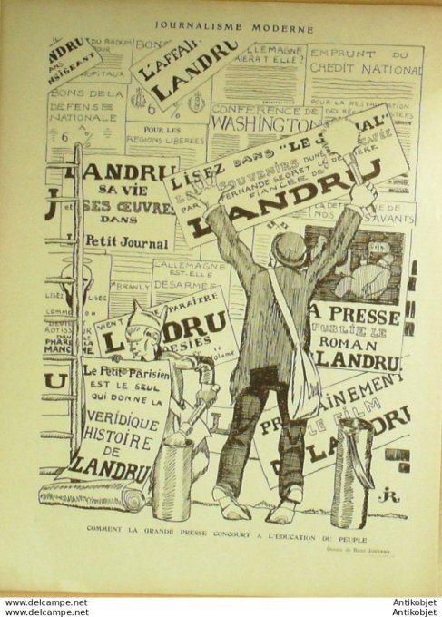 Le Rire 1921-11-19 # 146 Journal humoristique Ed.Originale Planete Mars