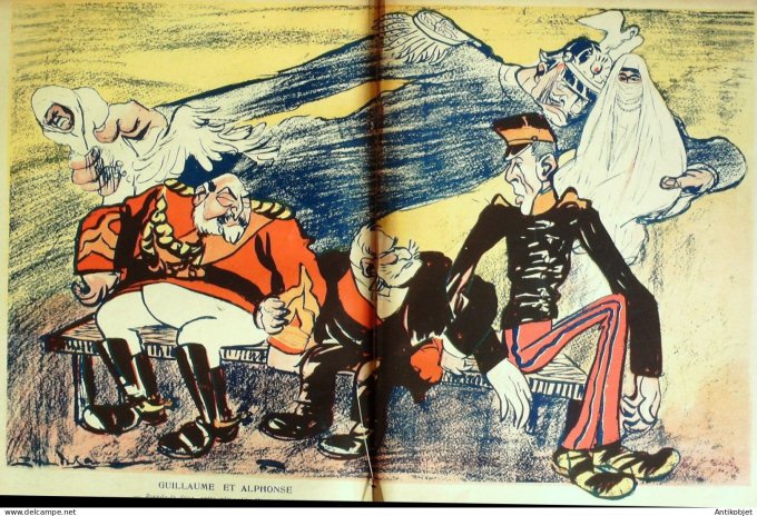 L'Assiette au beurre 1905 # 217 Alphonse XIII d'Espagne Camara