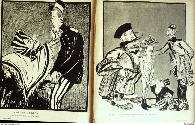 L'Assiette au beurre 1905 # 217 Alphonse XIII d'Espagne Camara