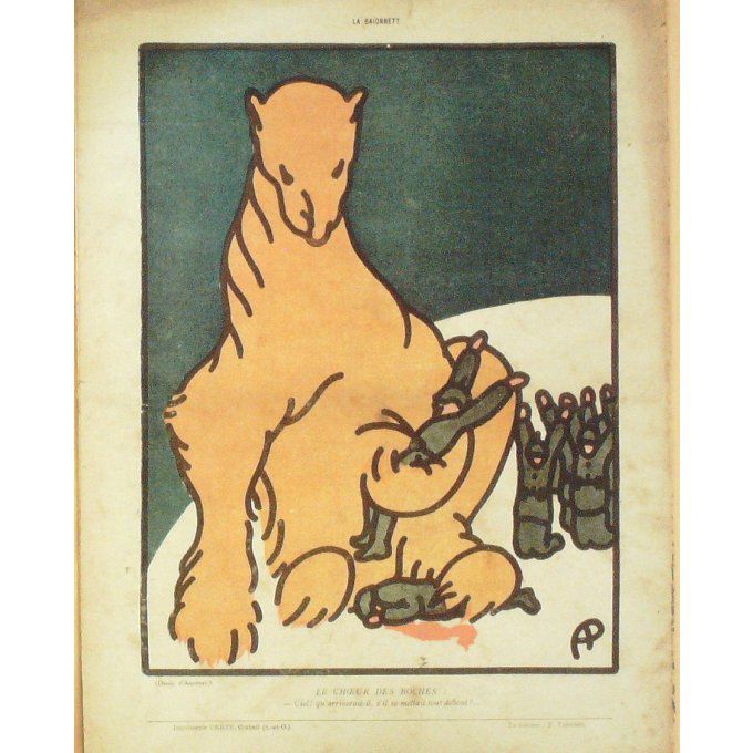 La Baionnette 1916 n°055 (Nos amis les Russes) COLOMBIER BOFA  LEANDRE ANCRENAZ