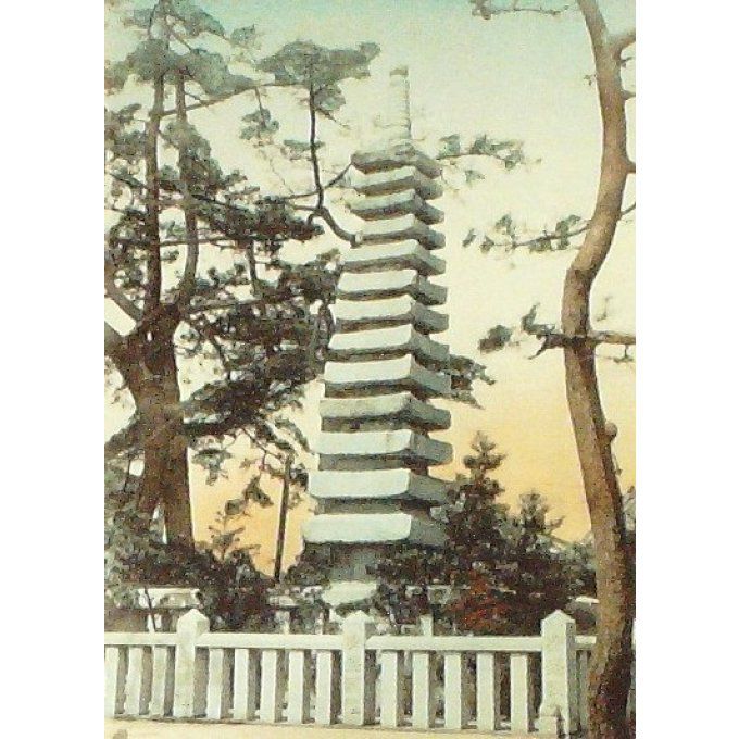 Cpa Japon Hiogo Tombe De Kiyompri 1912