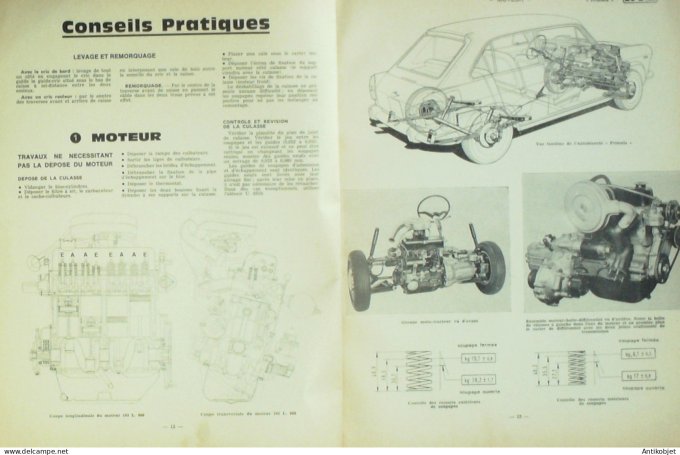 Revue Tech. Automobile 1968 Autobianchi Primula