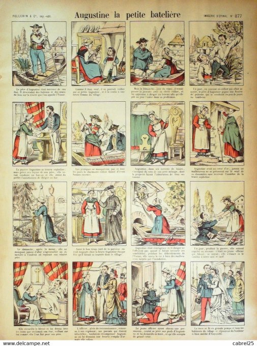Augustine La Petite Bateliere  (Pellerin d'epinal)