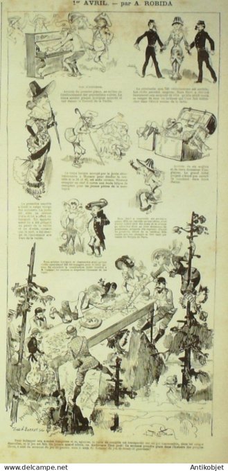 La Caricature 1881 #  66 Dernières nouvelles le Vitriol Robida Barret Morland Loyds