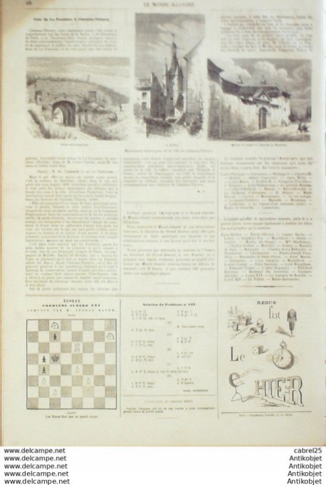 Le Monde illustré 1864 n°379 Algérie Oran Meknessas Chellala Danemark Middleford Viet Nam Song Rai B