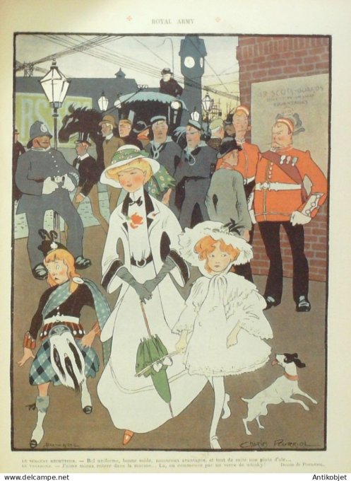 Le Rire 1907-09-14 # 241 Journal humoristique Ed.Originale M.Fallieres