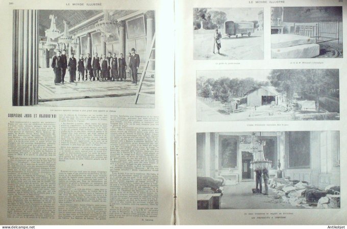 Le Monde illustré 1901 n°2320 Etats-Unis Buffalo Mac-Kinley Bétheny (51) Dunkerque (59) Suède Helsin