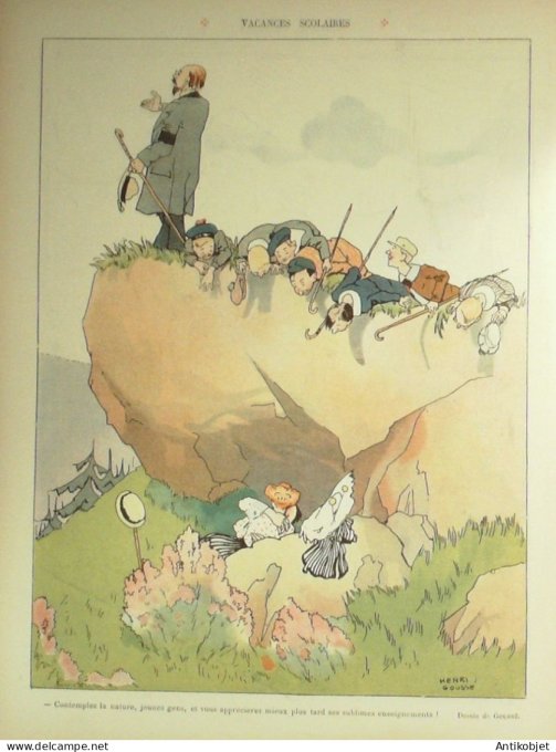 Le Rire 1907-09-14 # 241 Journal humoristique Ed.Originale M.Fallieres