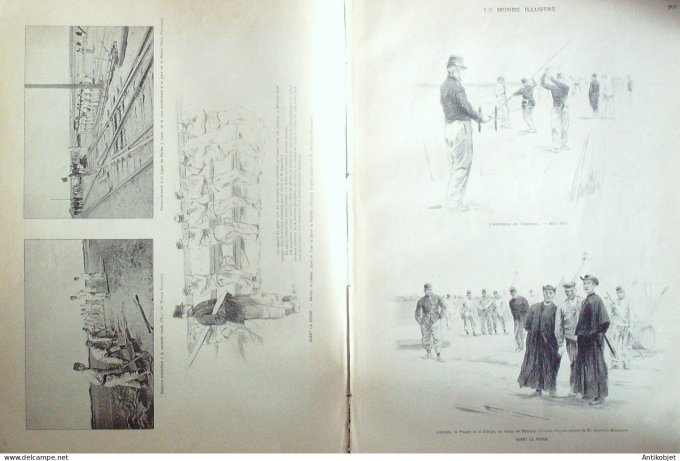 Le Monde illustré 1901 n°2320 Etats-Unis Buffalo Mac-Kinley Bétheny (51) Dunkerque (59) Suède Helsin