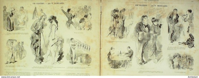 La Caricature 1881 #  66 Dernières nouvelles le Vitriol Robida Barret Morland Loyds