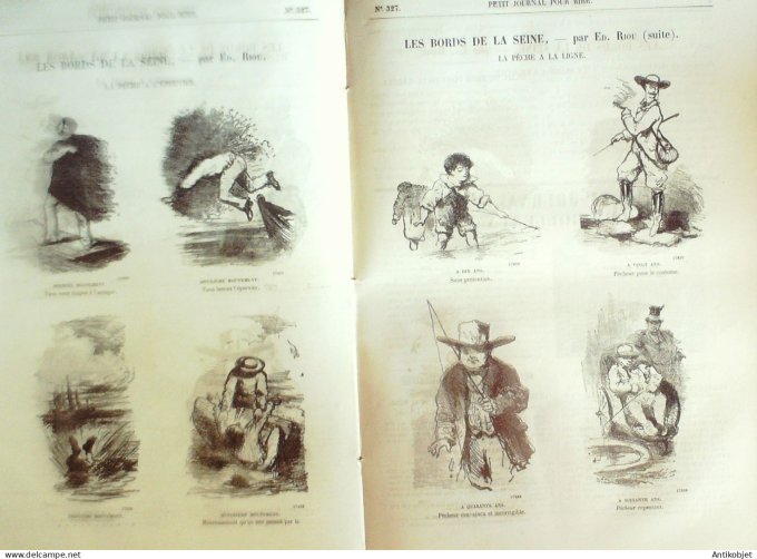 Petit journal pour Rire 1860 # 327 Musiciens & Musiciennes Marcelin