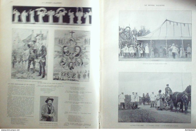 Le Monde illustré 1901 n°2320 Etats-Unis Buffalo Mac-Kinley Bétheny (51) Dunkerque (59) Suède Helsin