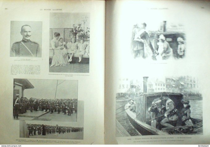 Le Monde illustré 1901 n°2320 Etats-Unis Buffalo Mac-Kinley Bétheny (51) Dunkerque (59) Suède Helsin