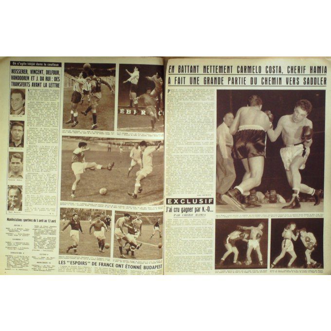 Miroir Des Sports 1956 #  561 2 Avr Coppi Chemana Gavilan Saddler Costa Domec
