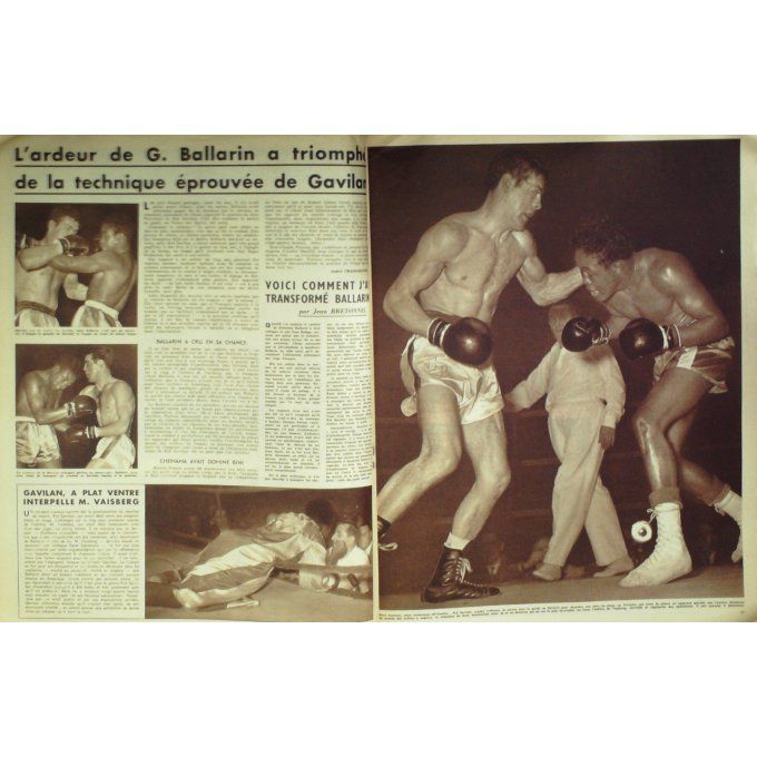 Miroir des Sports 1956 n° 561 2/04 COPPI CHEMANA GAVILAN SADDLER COSTA DOMEC