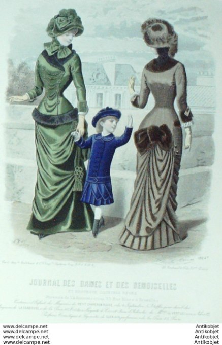 Journal des Dames Demoiselles 1881 # 1864 (Maison Chaperon rouge)