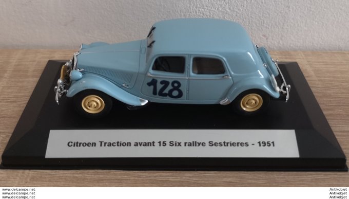 Citroen Traction avant 15 Six Rallye Sestreres 1951