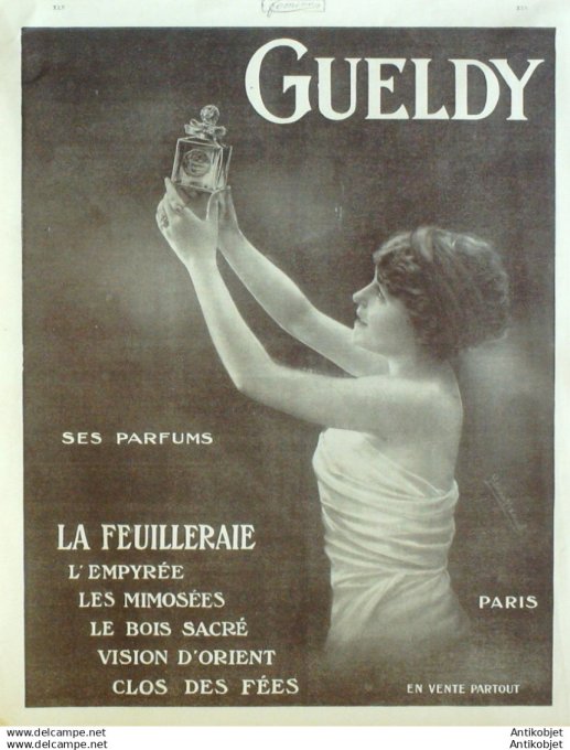 Publicite Cosmetique Gueldy 1980
