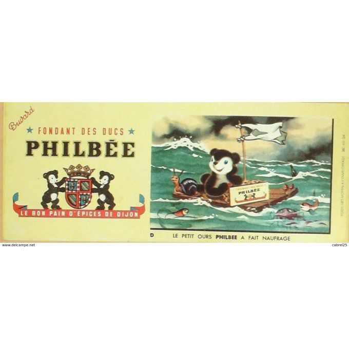 Buvard PHILBEE Biscuiterie