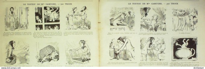 La Caricature 1882 #151 Armées Allemandes Bavière Caran d'Ache Loys Trock