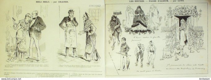 La Caricature 1882 #151 Armées Allemandes Bavière Caran d'Ache Loys Trock