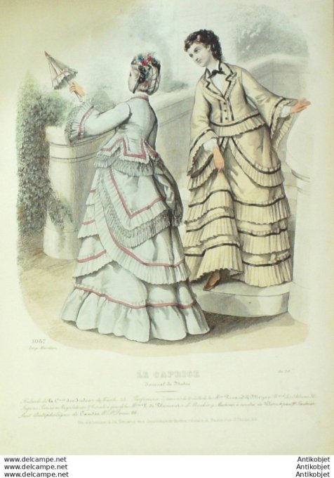 Le Caprice 1874 # 1037 (Maison Plumeul)