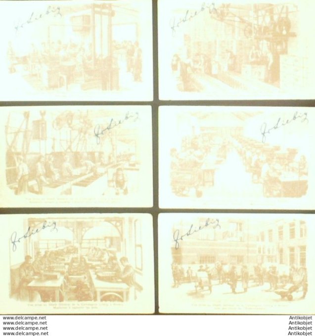 Chromo Liebig Sang  797 Scenes de route a diverses epoques (1904)