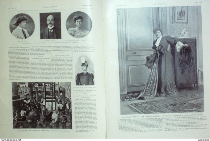 L'illustration 1905 n°3278 Russie St-Pétersbourg grève postale Espagne Algésiras Lombardie