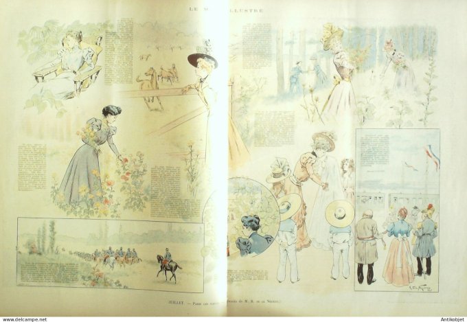 Le Monde illustré 1897 n°2104 Lisbonne Vasco de Gama Péronne (80) Tarbes (81)