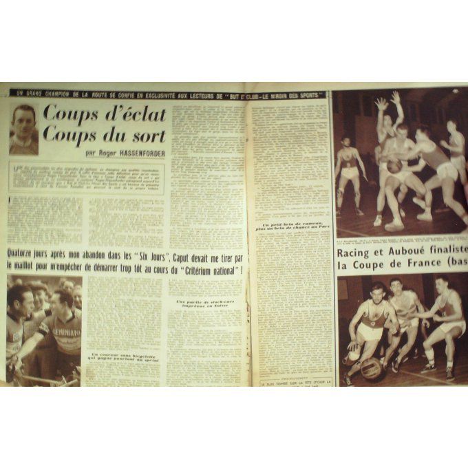 Miroir Des Sports 1956 #  563 16 Avr France Hollande Poisson Lavoine Closset Fulop Sab