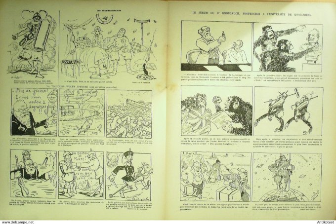 Le Rire Rouge 1915-12-18 #  57 Journal humoristique Ed.Originale Serbie