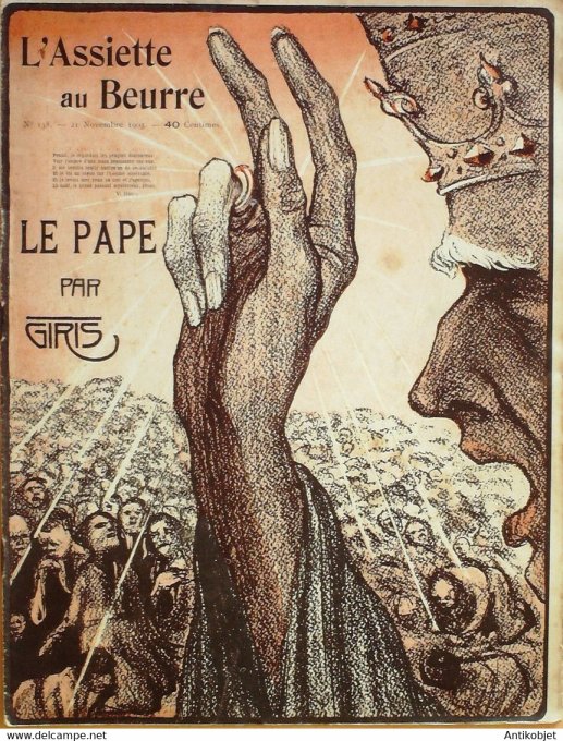 L'Assiette au beurre 1903 # 138 Le Pape Giris César