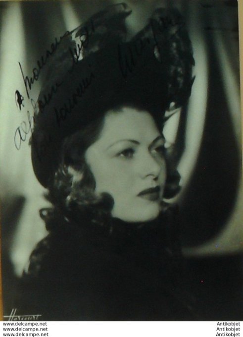 Marjane Léo (Photo De Presse) Dédicacée