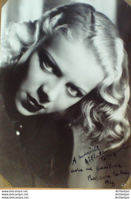 Barbara ? Actrice non identifiée (photo de presse)