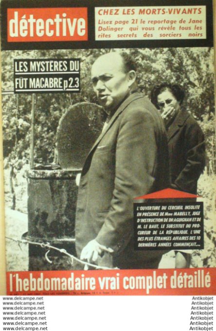 Détective 1963 # 881 Draguignan Belfort Mantes Nîmes Beauvais
