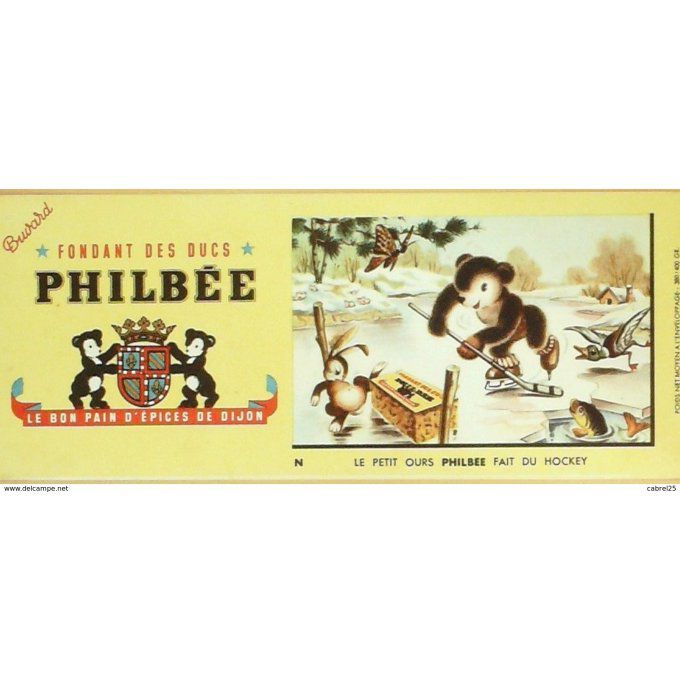 Buvard PHILBEE Biscuiterie