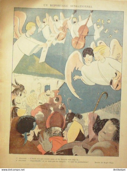 Le Rire 1924-12-27 # 308 Journal humoristique Ed.Originale La panne