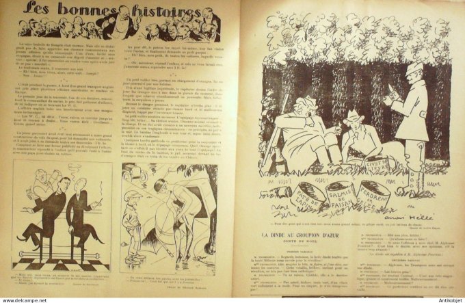 Le Rire 1924-12-27 # 308 Journal humoristique Ed.Originale La panne