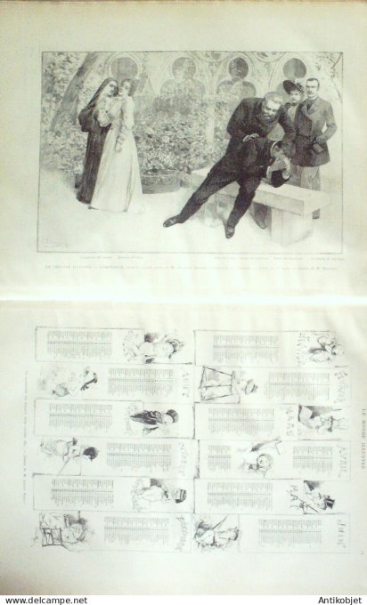 Le Monde illustré 1891 n°1762 Toulon (83) Russie  Ambassade Emile Richard