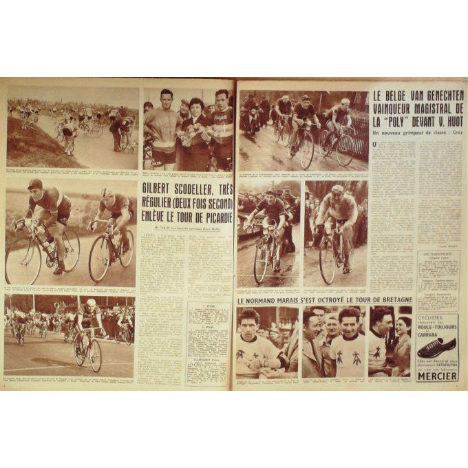Miroir des Sports 1956 n° 565 30/04 DRILLE LAVOINE ITALIE BRESIL SCODELLER IVIEDO HUO