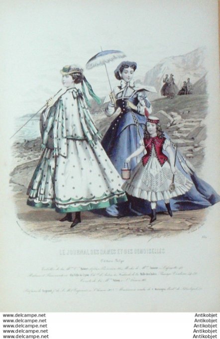 Journal des Dames Demoiselles 1866 # 824 (Maison Antonie) maritime