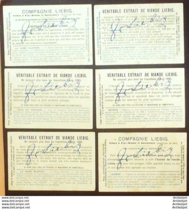 Chromo Liebig Sang  789 La vie sous le Directoire (1904)